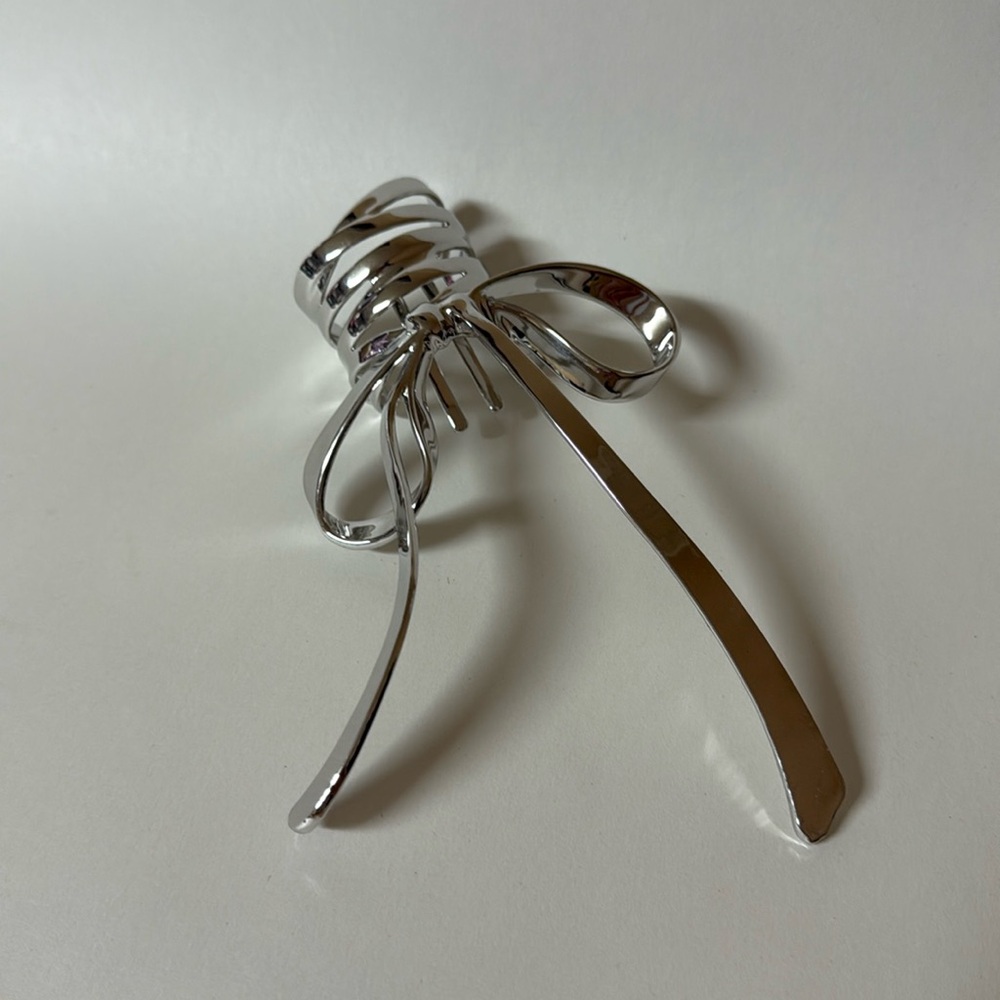 New YVMIN Ribbon Bow metal Hair Clip